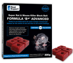 Mouse Poison Bait Blocks 300g (15 blocks)