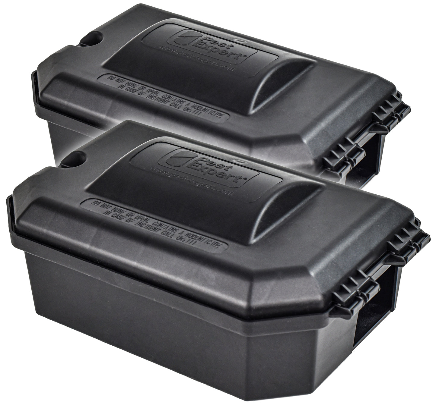 Mouse Bait Boxes (x2), Heavy Duty, Locking