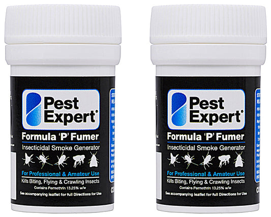Pest Expert Formula 'P' Cluster Fly Smoke Bombs (Twin Pack)