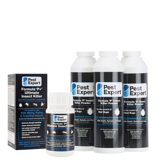 Pest Expert Ultimate Bed Bug Killer Spray (10L) & 3 x Powders  Advanced Formulation