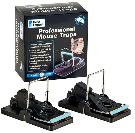 Pest Expert Professional Mouse Traps (Twinpack)