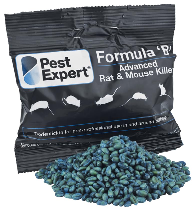 Rat Killer Poison 10kg - Pest Expert Formula 'B' (Professional Strength - 100 x 100g)