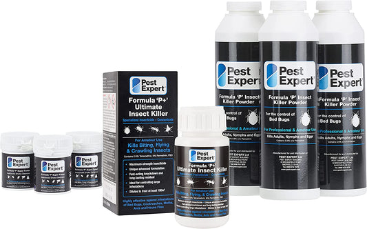 Pest Expert Ultimate Cockroach Killer Spray (10L), 3 x Powders & 3 x Smoke Bombs