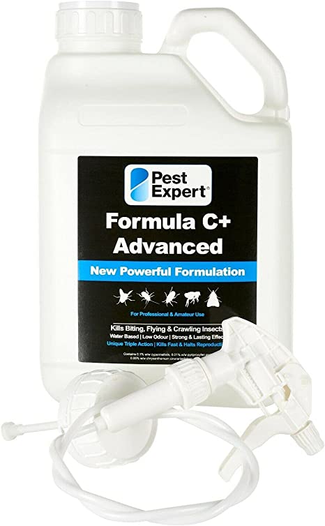 Formula 'C+' Flea Spray For House / Carpets 5Ltr