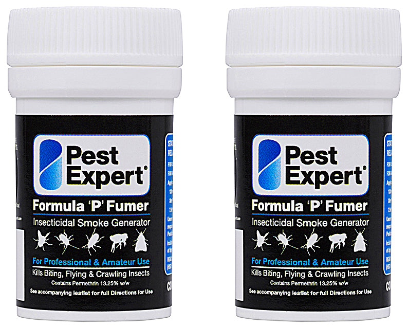 Pest Expert Formula 'P' Cluster Fly Smoke Bombs (Twin Pack)