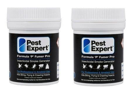 Pest Expert Formula 'P' Moth Killer Pro Fumer 7g Smoke Bomb (Twin Pack)