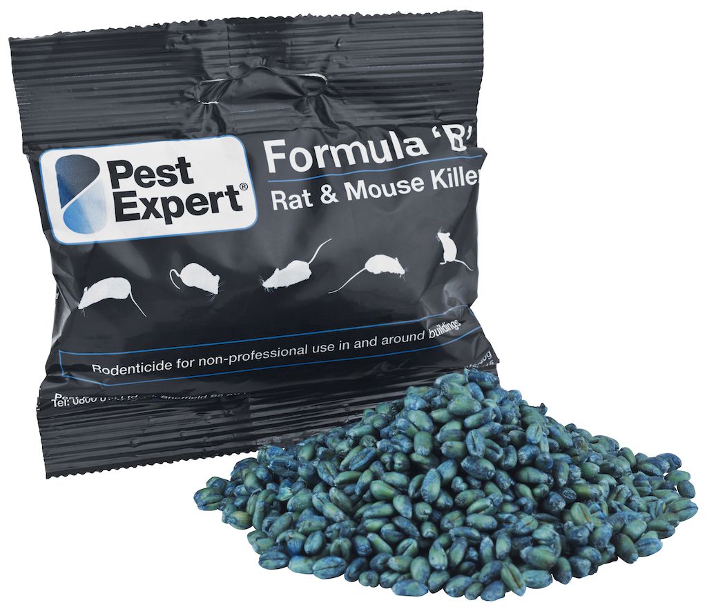 Rat Poison 3kg - Formula 'B' Rat Killer from Pest Expert (30 x 100g)